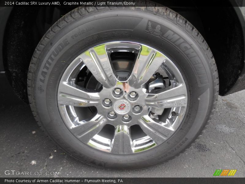 Graphite Metallic / Light Titanium/Ebony 2014 Cadillac SRX Luxury AWD
