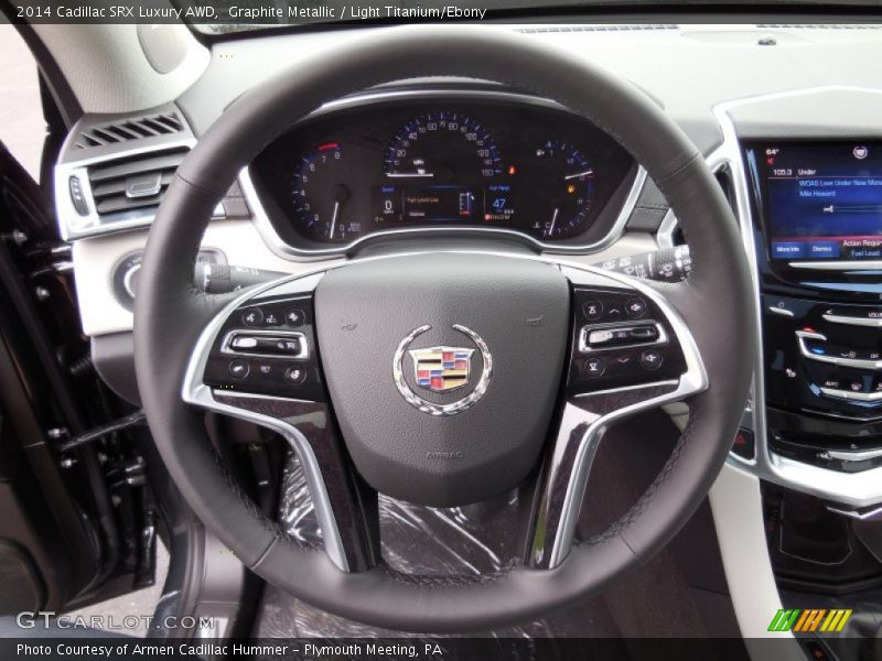 Graphite Metallic / Light Titanium/Ebony 2014 Cadillac SRX Luxury AWD