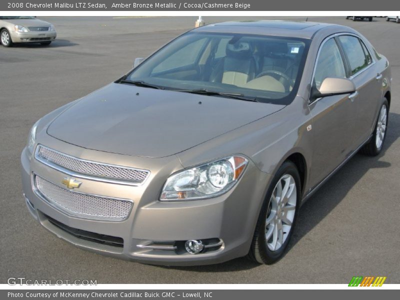 Amber Bronze Metallic / Cocoa/Cashmere Beige 2008 Chevrolet Malibu LTZ Sedan