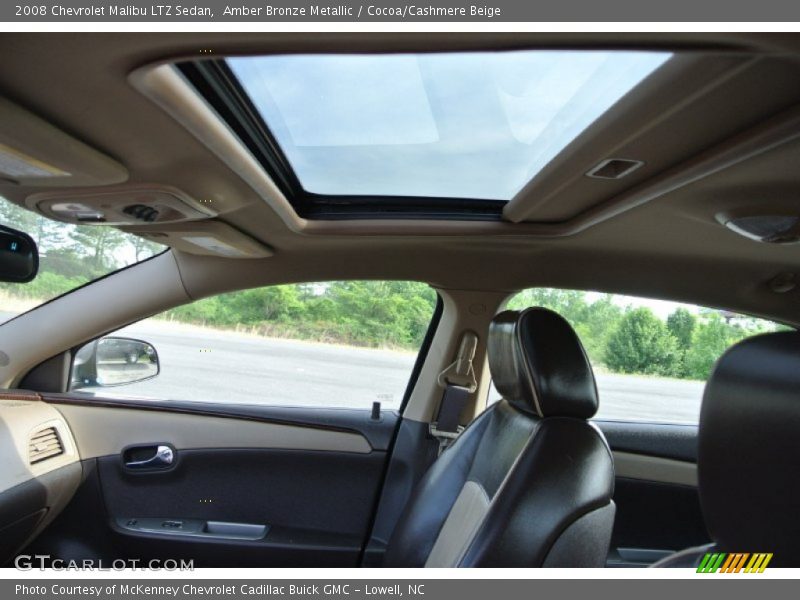Amber Bronze Metallic / Cocoa/Cashmere Beige 2008 Chevrolet Malibu LTZ Sedan