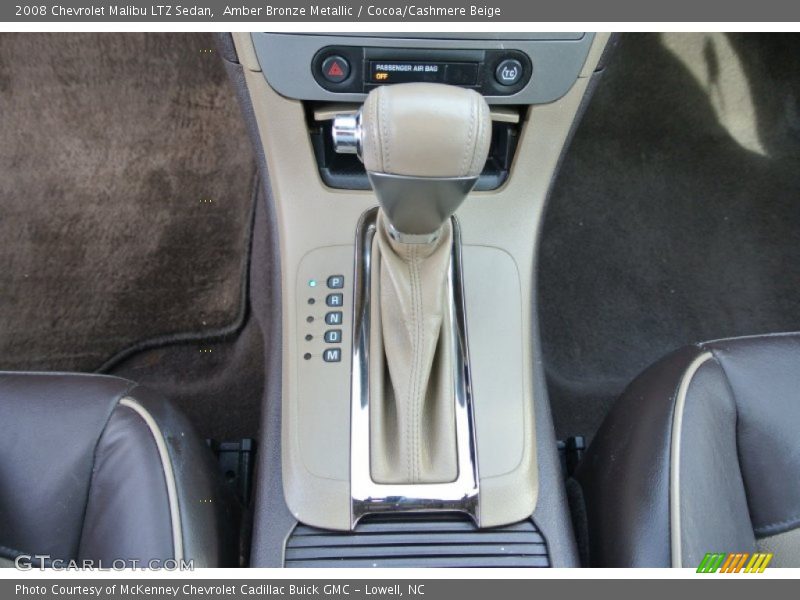 Amber Bronze Metallic / Cocoa/Cashmere Beige 2008 Chevrolet Malibu LTZ Sedan