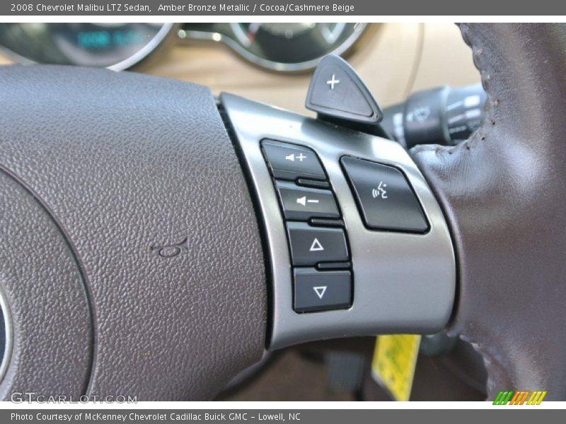 Amber Bronze Metallic / Cocoa/Cashmere Beige 2008 Chevrolet Malibu LTZ Sedan