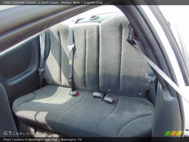 Olympic White / Graphite Gray 2003 Chevrolet Cavalier LS Sport Coupe