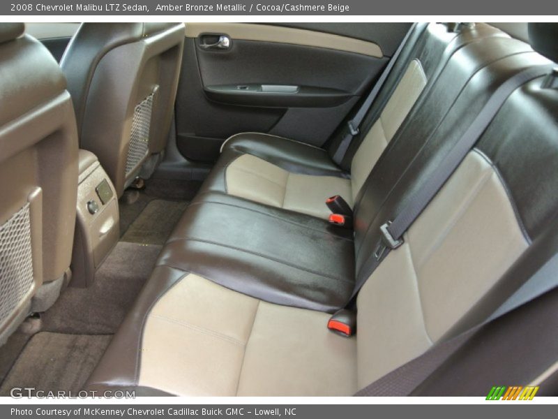 Amber Bronze Metallic / Cocoa/Cashmere Beige 2008 Chevrolet Malibu LTZ Sedan