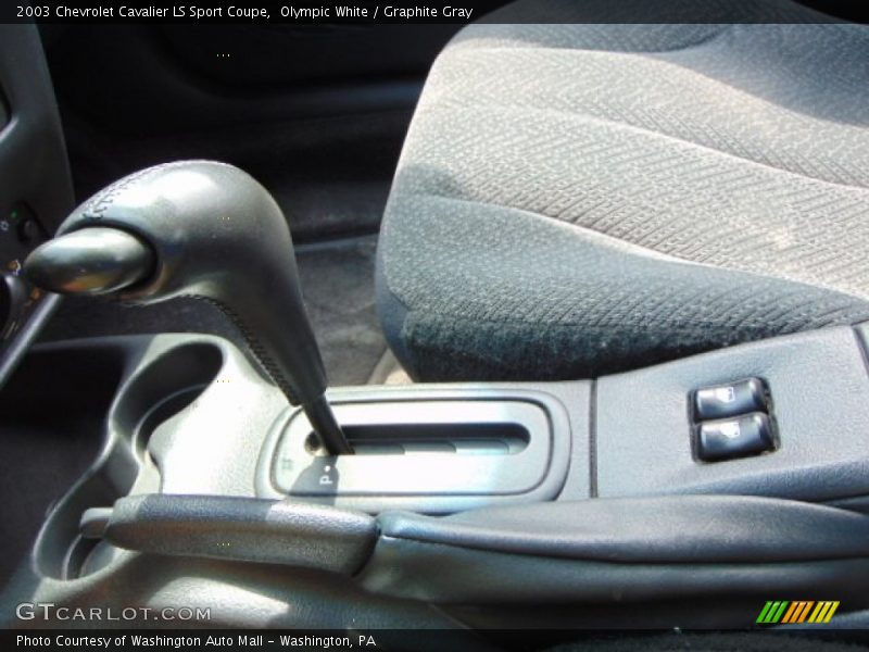 Olympic White / Graphite Gray 2003 Chevrolet Cavalier LS Sport Coupe
