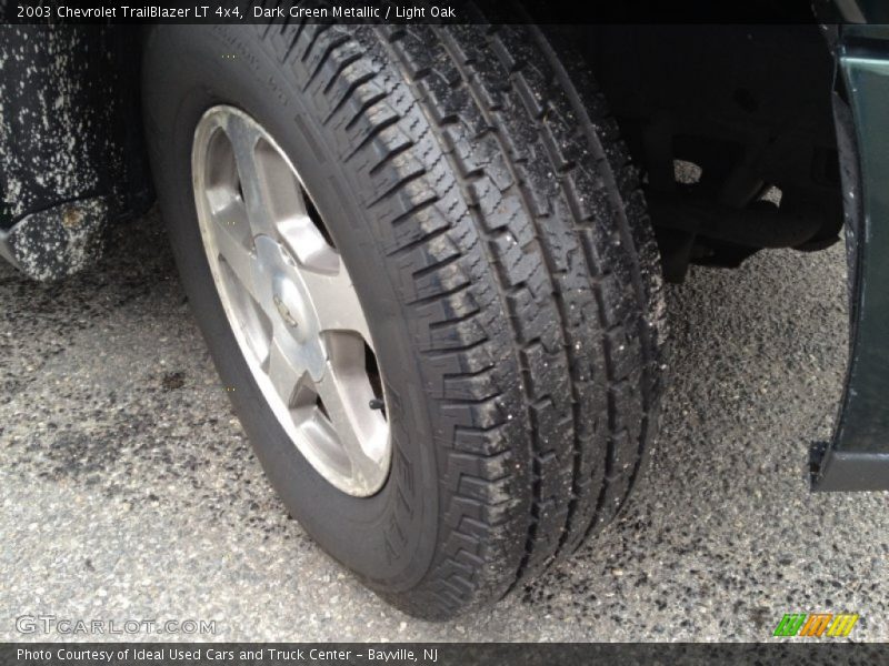 Dark Green Metallic / Light Oak 2003 Chevrolet TrailBlazer LT 4x4