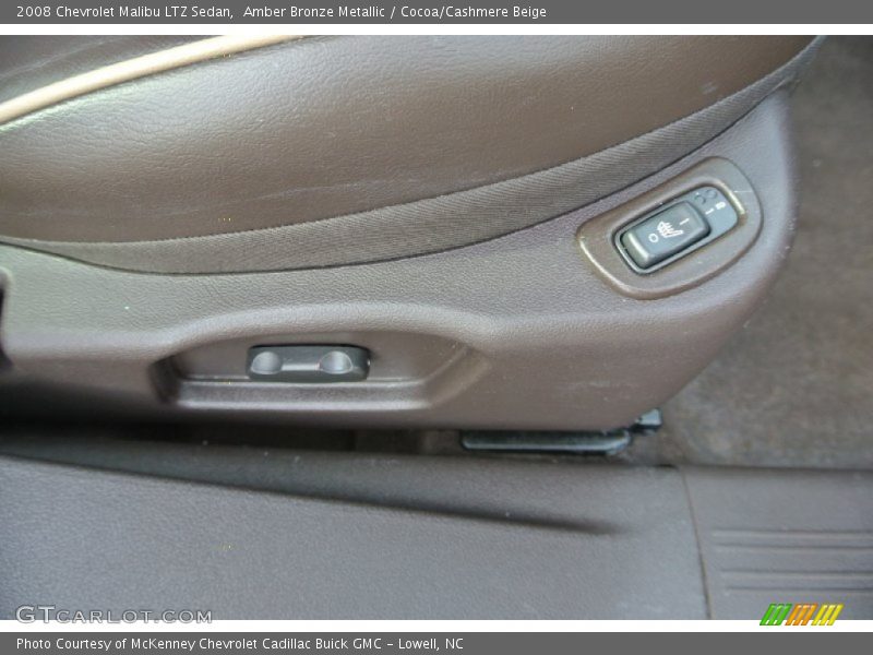 Amber Bronze Metallic / Cocoa/Cashmere Beige 2008 Chevrolet Malibu LTZ Sedan