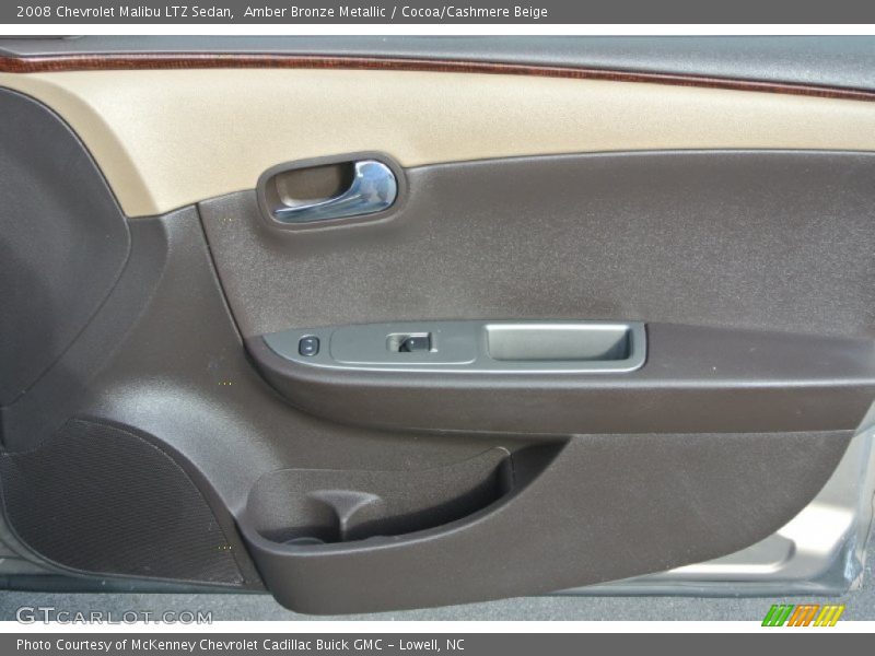 Amber Bronze Metallic / Cocoa/Cashmere Beige 2008 Chevrolet Malibu LTZ Sedan