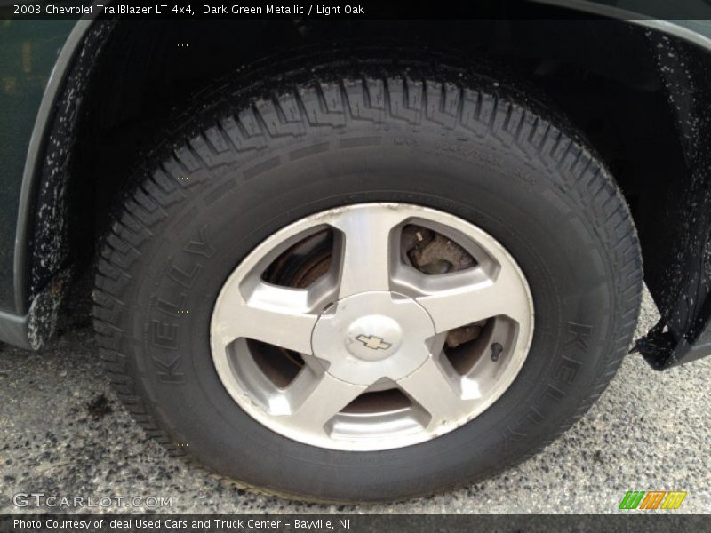 Dark Green Metallic / Light Oak 2003 Chevrolet TrailBlazer LT 4x4