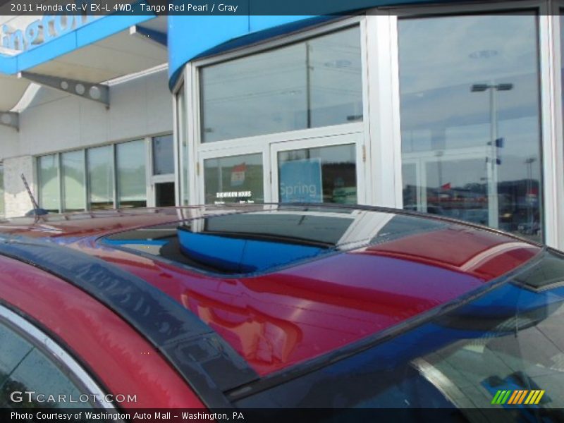 Tango Red Pearl / Gray 2011 Honda CR-V EX-L 4WD