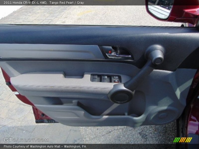 Tango Red Pearl / Gray 2011 Honda CR-V EX-L 4WD