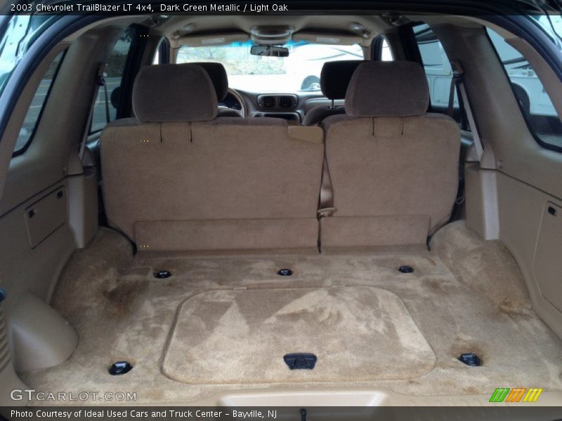 Dark Green Metallic / Light Oak 2003 Chevrolet TrailBlazer LT 4x4