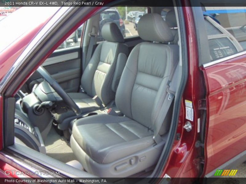 Tango Red Pearl / Gray 2011 Honda CR-V EX-L 4WD