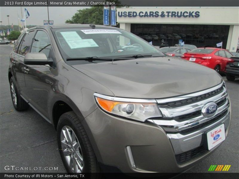 Mineral Gray Metallic / Charcoal Black 2013 Ford Edge Limited