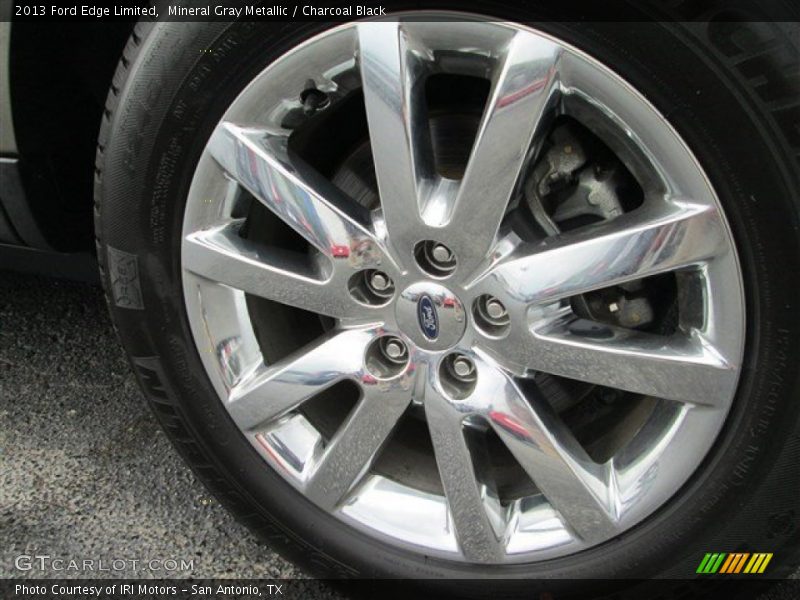 Mineral Gray Metallic / Charcoal Black 2013 Ford Edge Limited