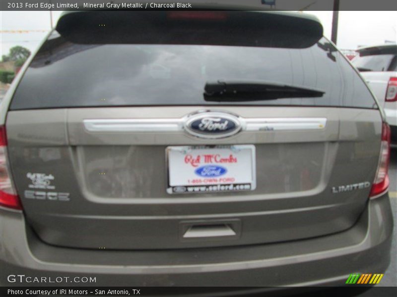 Mineral Gray Metallic / Charcoal Black 2013 Ford Edge Limited