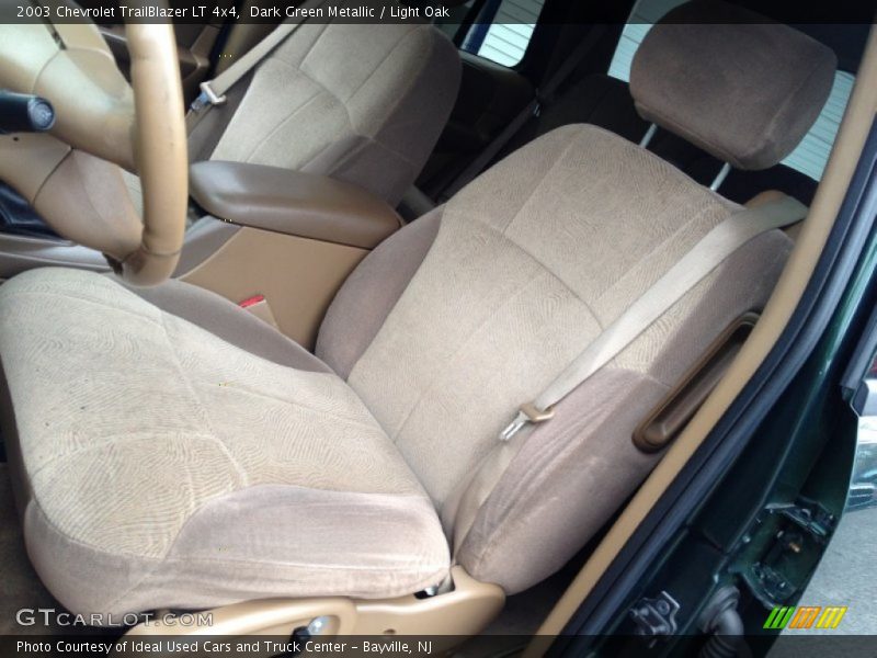 Dark Green Metallic / Light Oak 2003 Chevrolet TrailBlazer LT 4x4