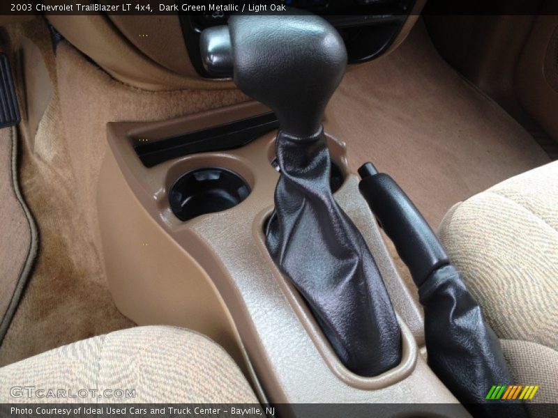 Dark Green Metallic / Light Oak 2003 Chevrolet TrailBlazer LT 4x4