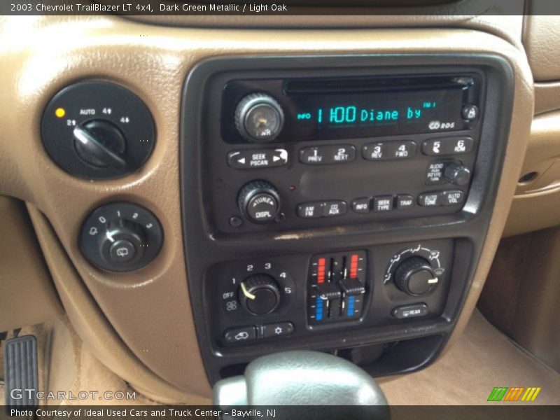 Dark Green Metallic / Light Oak 2003 Chevrolet TrailBlazer LT 4x4