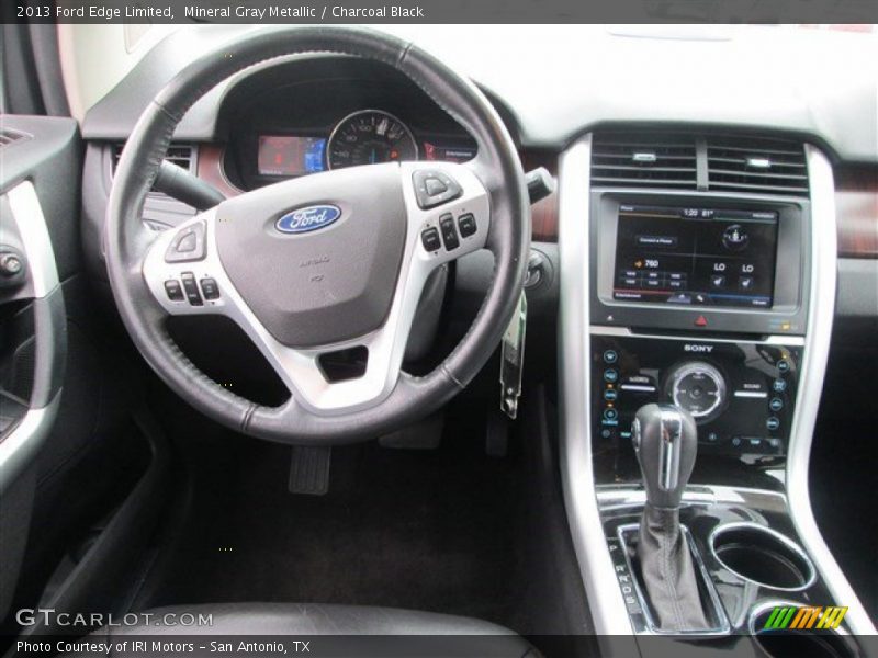 Mineral Gray Metallic / Charcoal Black 2013 Ford Edge Limited