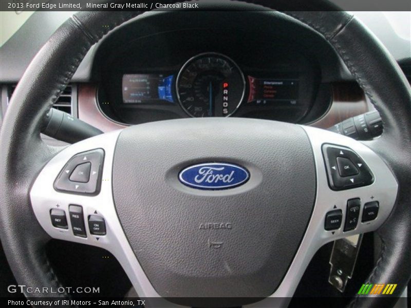 Mineral Gray Metallic / Charcoal Black 2013 Ford Edge Limited