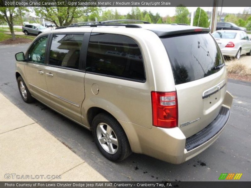 Light Sandstone Metallic / Medium Slate Gray/Light Shale 2008 Dodge Grand Caravan SXT