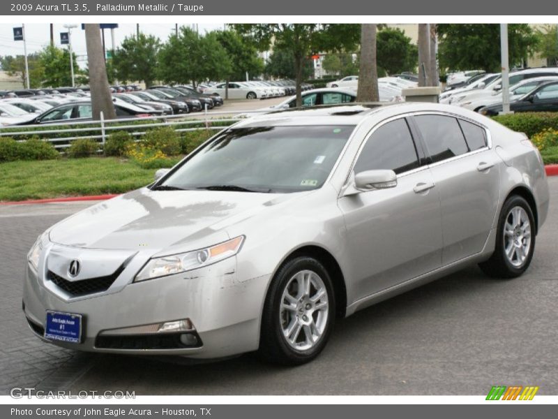 Palladium Metallic / Taupe 2009 Acura TL 3.5