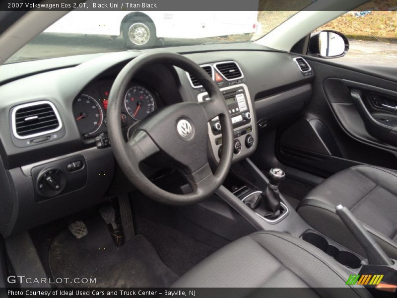 Titan Black Interior - 2007 Eos 2.0T 