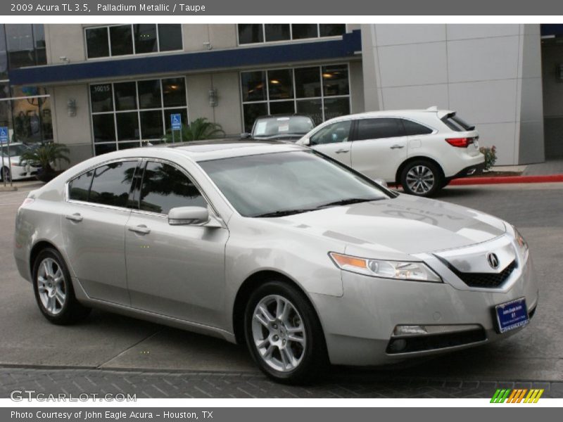 Palladium Metallic / Taupe 2009 Acura TL 3.5