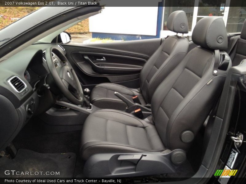 Front Seat of 2007 Eos 2.0T