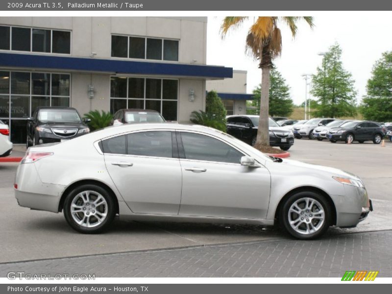 Palladium Metallic / Taupe 2009 Acura TL 3.5