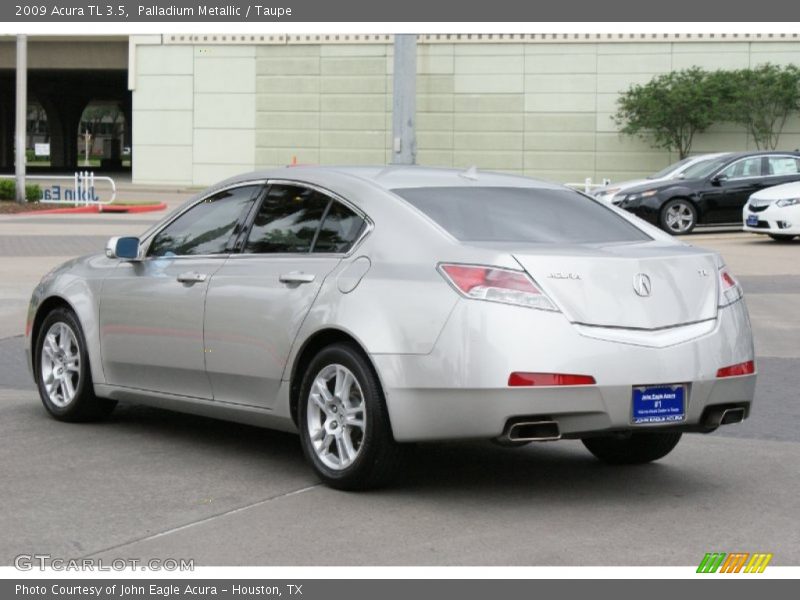 Palladium Metallic / Taupe 2009 Acura TL 3.5