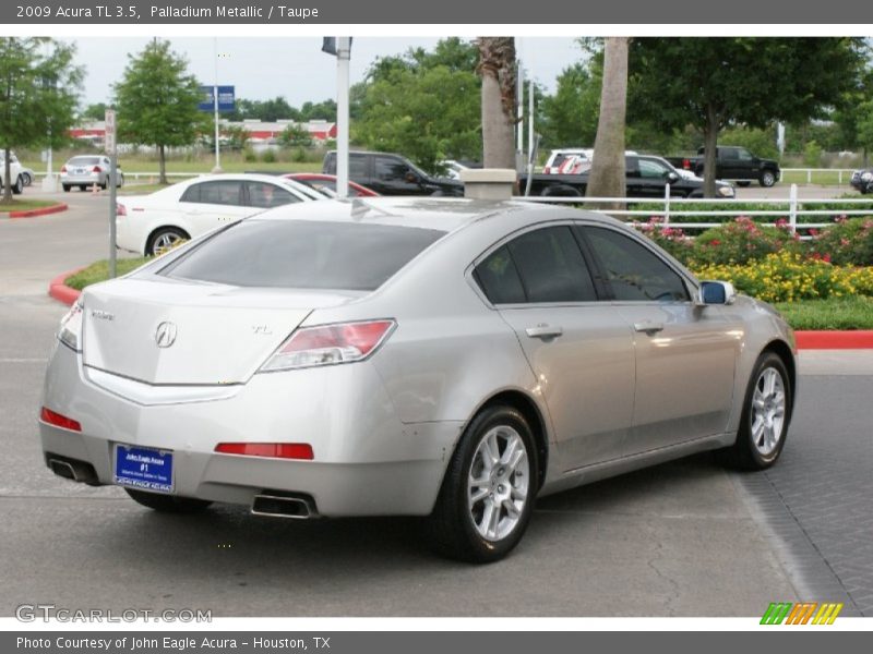 Palladium Metallic / Taupe 2009 Acura TL 3.5