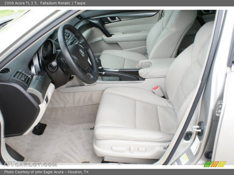Palladium Metallic / Taupe 2009 Acura TL 3.5
