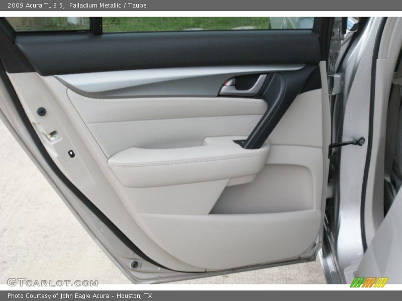 Palladium Metallic / Taupe 2009 Acura TL 3.5