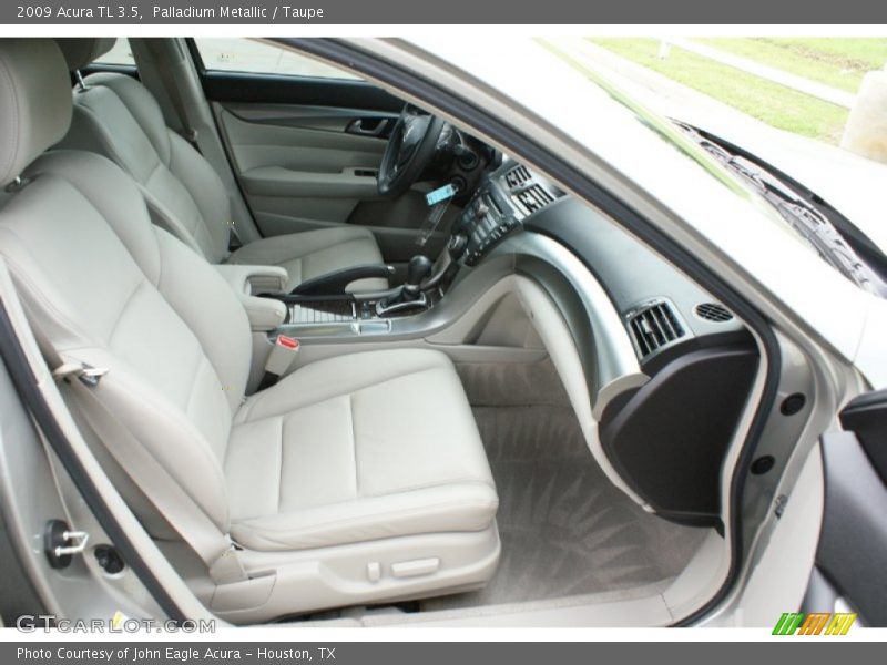 Palladium Metallic / Taupe 2009 Acura TL 3.5