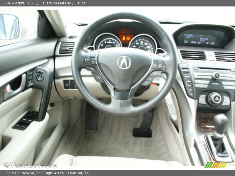 Palladium Metallic / Taupe 2009 Acura TL 3.5