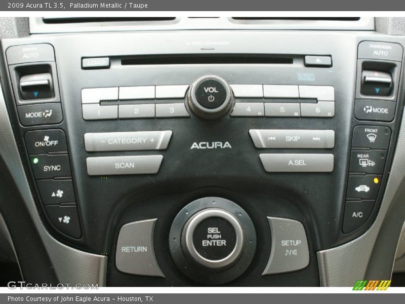 Palladium Metallic / Taupe 2009 Acura TL 3.5