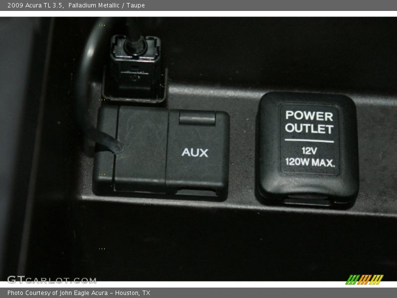 Palladium Metallic / Taupe 2009 Acura TL 3.5