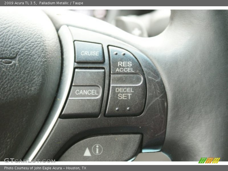 Palladium Metallic / Taupe 2009 Acura TL 3.5
