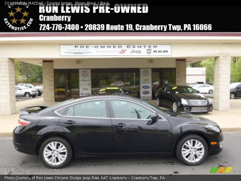 Ebony Black / Black 2010 Mazda MAZDA6 i Touring Sedan