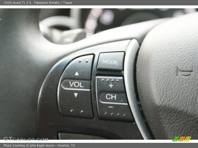 Palladium Metallic / Taupe 2009 Acura TL 3.5