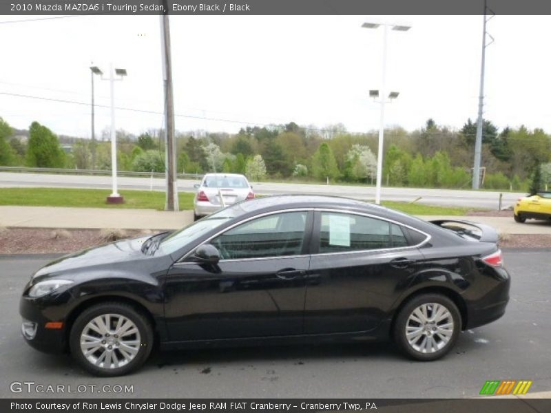 Ebony Black / Black 2010 Mazda MAZDA6 i Touring Sedan