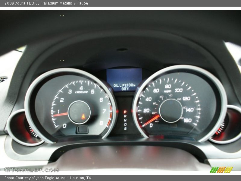 Palladium Metallic / Taupe 2009 Acura TL 3.5