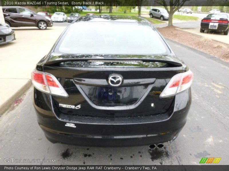 Ebony Black / Black 2010 Mazda MAZDA6 i Touring Sedan