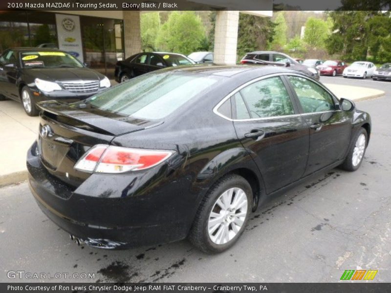 Ebony Black / Black 2010 Mazda MAZDA6 i Touring Sedan
