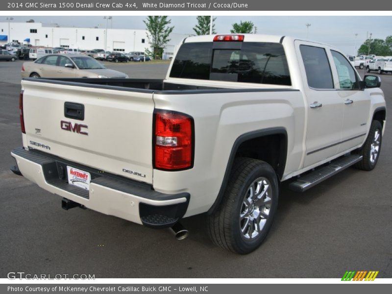 White Diamond Tricoat / Cocoa/Dune 2014 GMC Sierra 1500 Denali Crew Cab 4x4