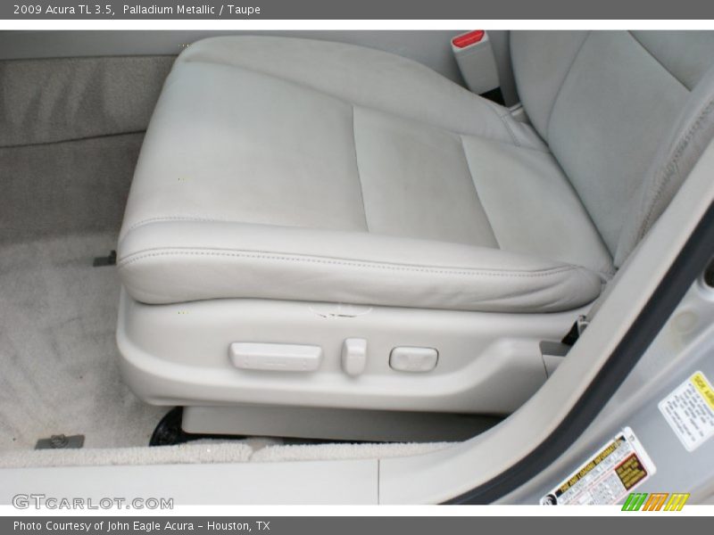 Palladium Metallic / Taupe 2009 Acura TL 3.5