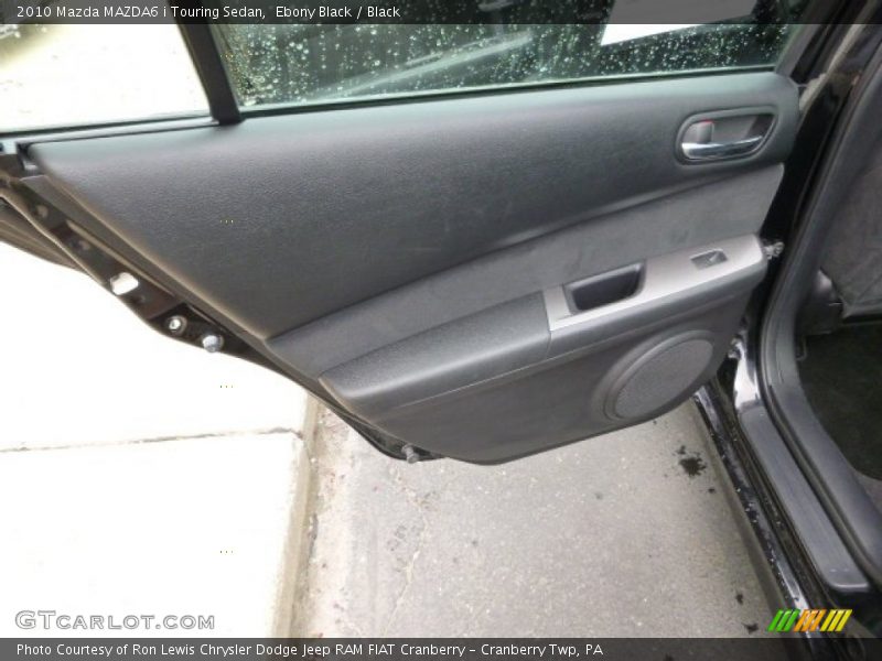 Ebony Black / Black 2010 Mazda MAZDA6 i Touring Sedan