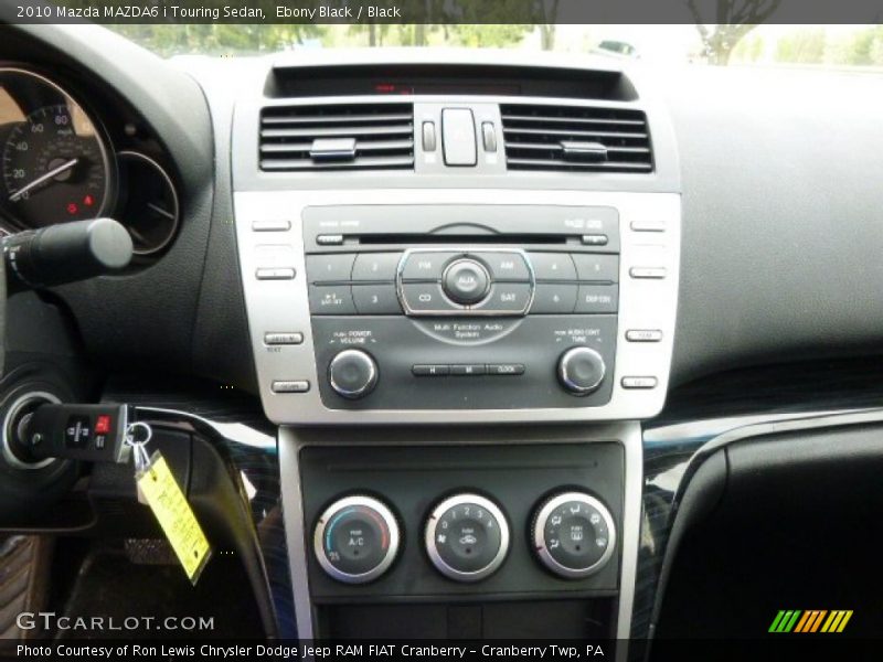 Ebony Black / Black 2010 Mazda MAZDA6 i Touring Sedan